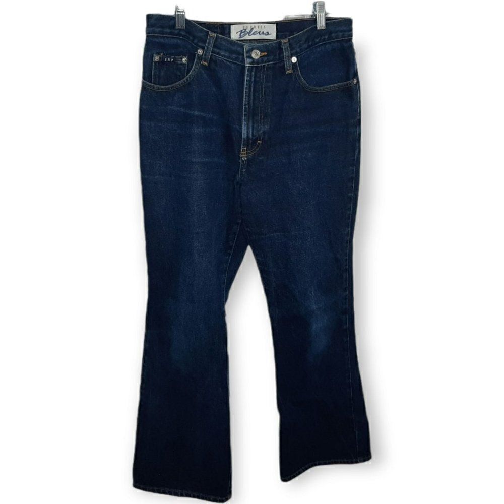 Express Bleus Vintage 90s Moda Flare Jeans sz 9/10 R